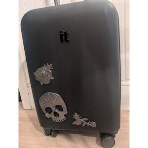 it Luggage Sugar Skull Expandable Wheeled Luggage Carry On